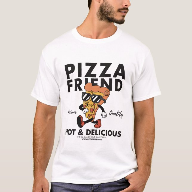 Camiseta Hot and Delicious pizza (Frente)