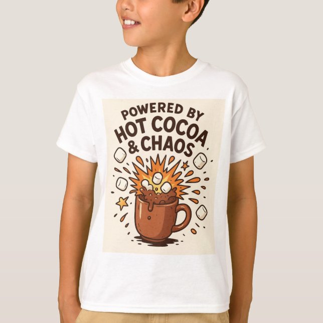 Camiseta Hot Cocoa Chaos Blast (Frente)