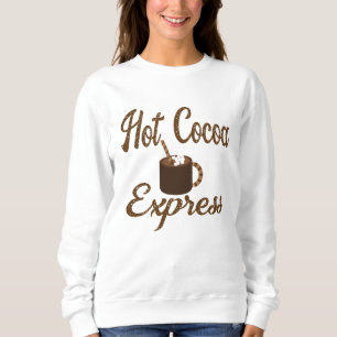 Camiseta Hot Cocoa Express, Chocolate Quente, Queda, Invern