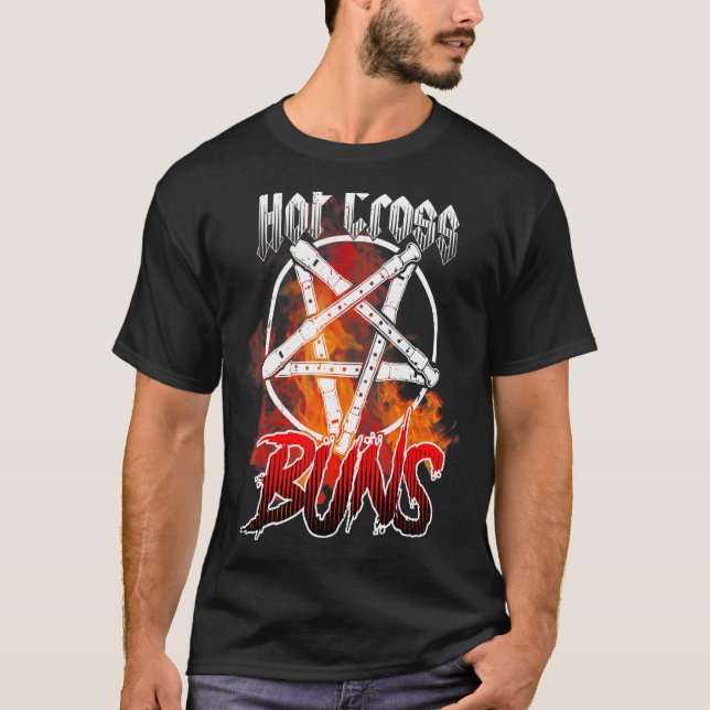 Camiseta Hot Cross Buns Roupa Design 1 (Frente)