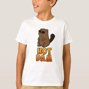 Camiseta Hot Dam Cute Legal Beaver Pun