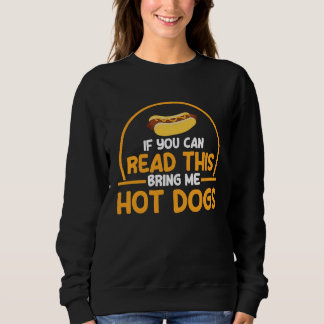 Camiseta Hot Dog Adult Humor If You Can Read This