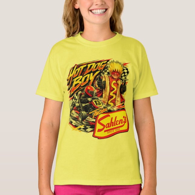 Camiseta Hot Dog Boy Karter (Frente)