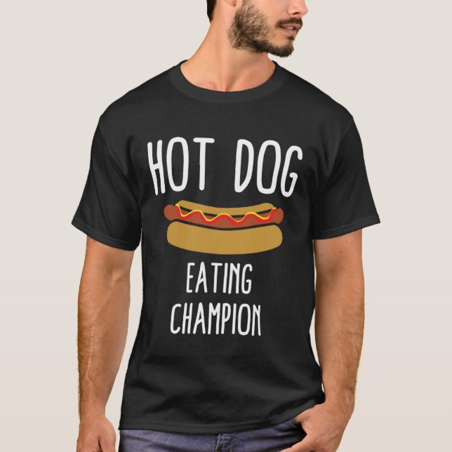 Camiseta Hot Dog Eating Champion (Frente)