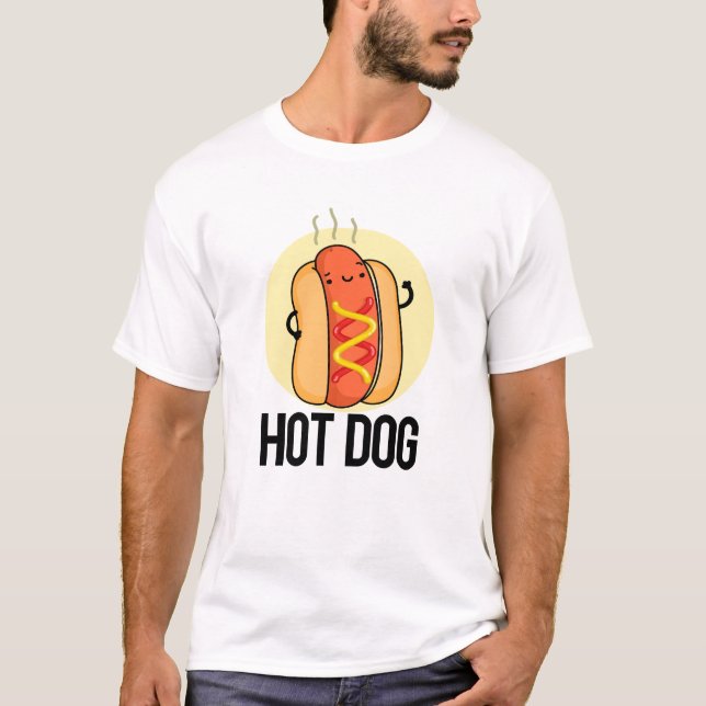 Camiseta Hot Dog Engraçado Snack Pun (Frente)
