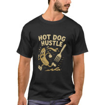 Hot Dog Hustle - Cartoon Engraçado Vintage