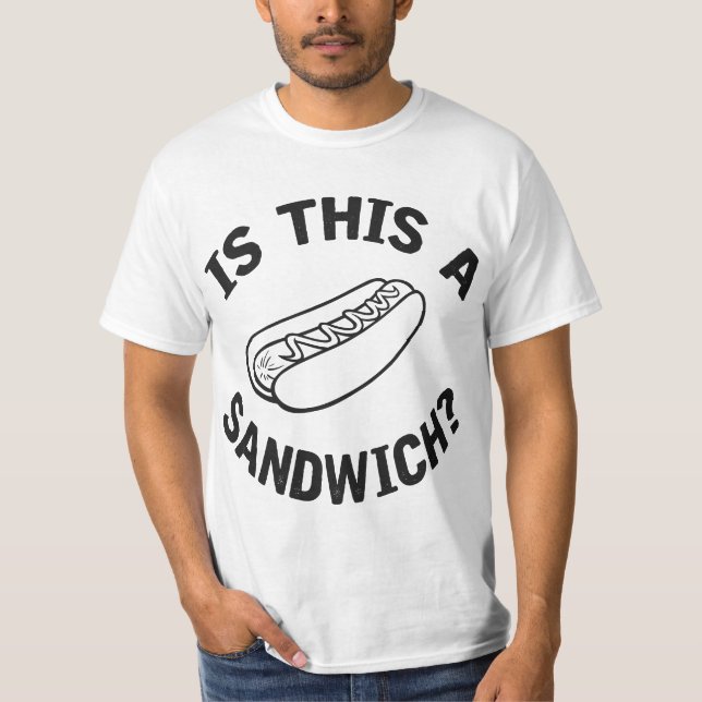Camiseta Hot Dog Is This 567 8sandwih (Frente)