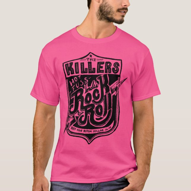 Camiseta Hot Fuss India Rock And Roll (Frente)