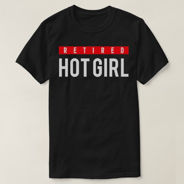 Camiseta Hot Girl aposentada 3 (Frente do Design)