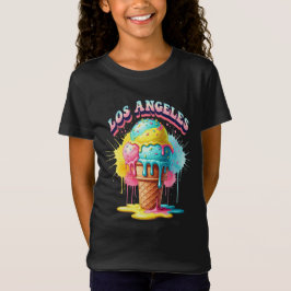 Camiseta Hot Los Angeles, Melted Sorvete, por Natasha Us