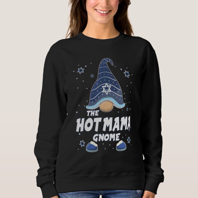 Camiseta Hot Mama Gnome  Hanukkah Family Matching for men w (Frente)