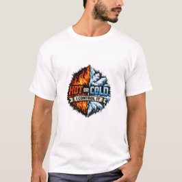 Camiseta Hot or Cold I Control It HVAC