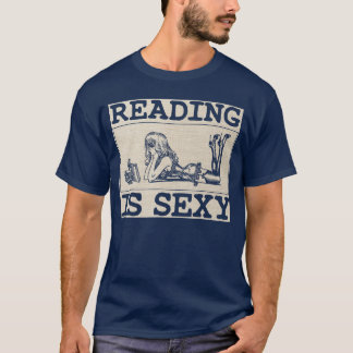 Camiseta Hot Pin Up Girl Comic Book Vintage Reading Is Sey 