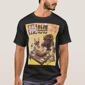 Camiseta hot pot yosenabe -Ragdoll, French Bulldog... etc-