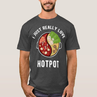 Camiseta Hot PotI Adora Hotpot Shabu Shabu Comida asiáti