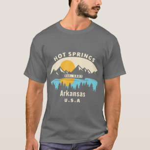 Camiseta Hot Primaveras Arkansas Souvenir Mountain Sunset R