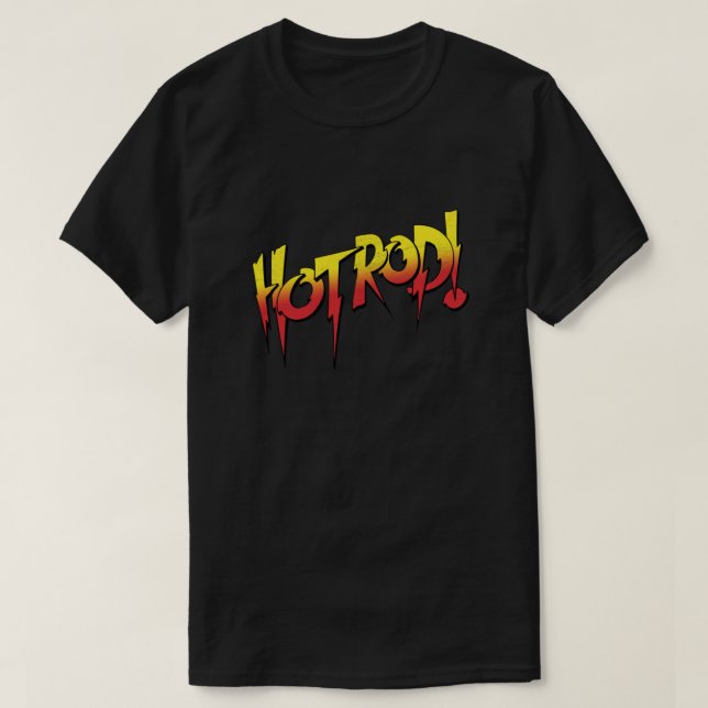 Camiseta Hot Rod (aflita) Essencial (Frente do Design)