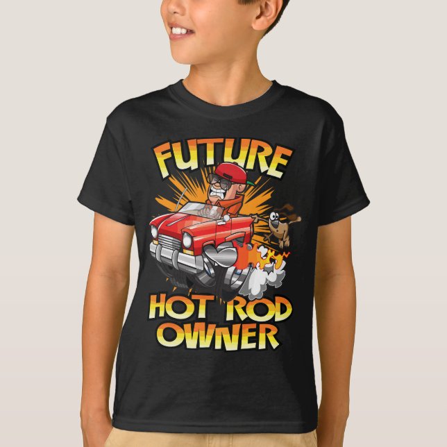 Camiseta Hot Rod Classic Car Future Owner Hot Rod (Frente)
