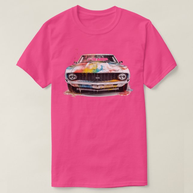Camiseta Hot Rod Clássico (Frente do Design)