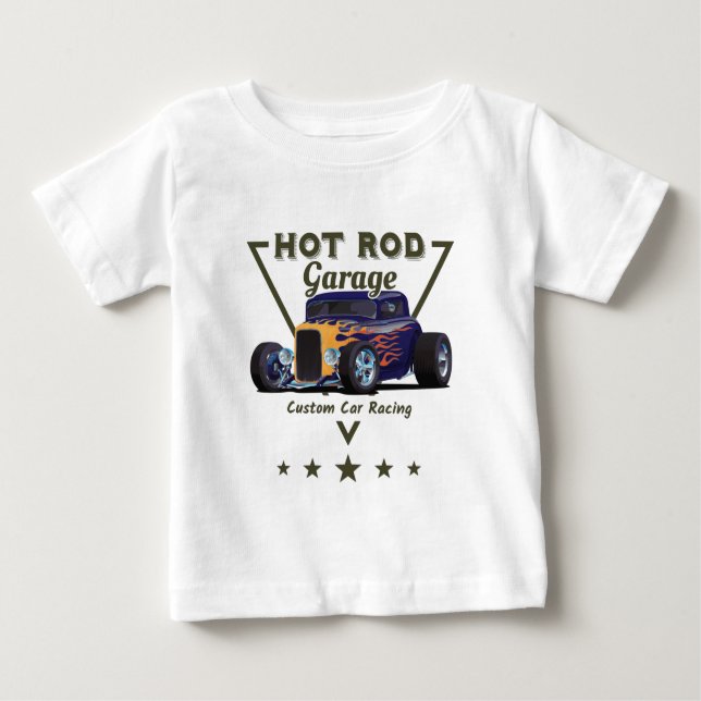 Camiseta Hot Rod Garage!  (Frente)