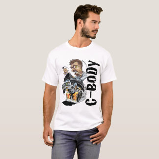 Camiseta Hot rod louco do homem do C-Corpo