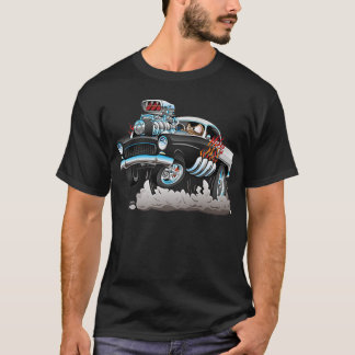 Camiseta Hot Rod Usa Engraçado Músculo Clássico Engraçado C