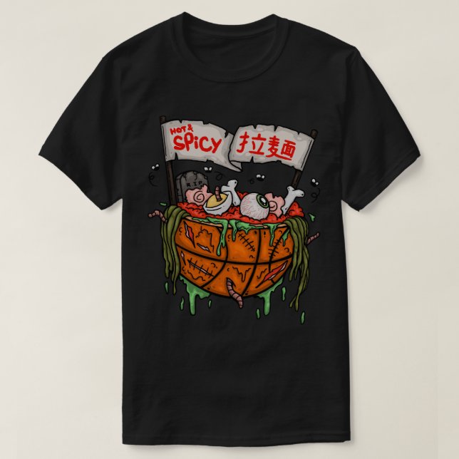 Camiseta Hot & Spicy Ramen (Frente do Design)