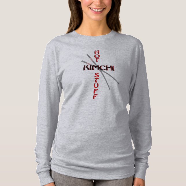 Camiseta Hot Stuff - Kimchi - Chopsticks (Frente)