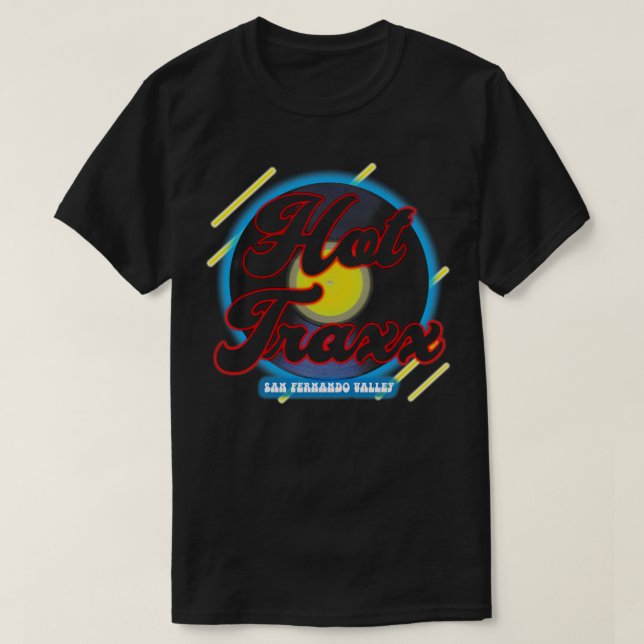 Camiseta Hot Traxx das Noites de Boogie (Frente do Design)