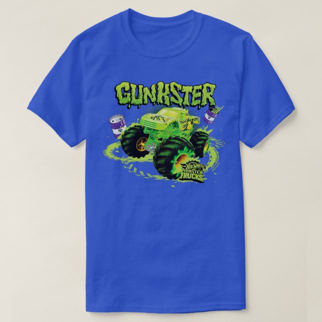Camiseta Hot Wheels Gunkster (Frente do Design)