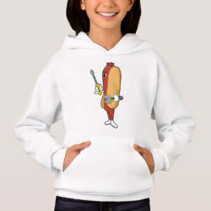 Camiseta Hotdog como mecânico com ferramenta