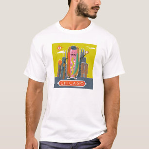 Camiseta Hotdog do Estilo Chicago