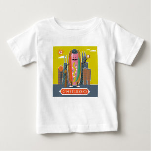 Camiseta Hotdog do Estilo Chicago