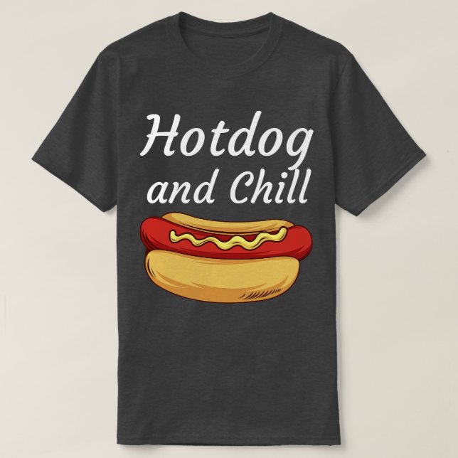 Camiseta Hotdog e Chill (Frente do Design)