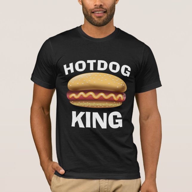 CAMISETA HOTDOG KING MENS PAI T SHIRTS (Frente)