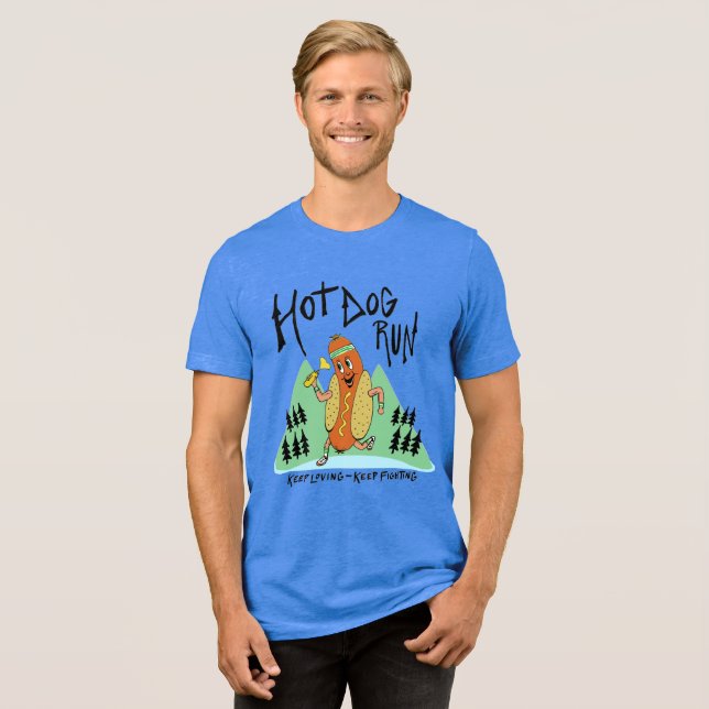 Camiseta hotdog run (Frente Completa)