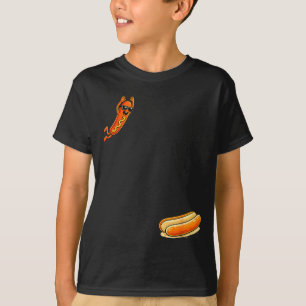 Camiseta Hotdog salto alto mergulho engraçado hot dog Hotdo