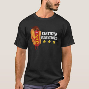 Camiseta Hotdogologista de Comida Rápida Franks Sausage Hot