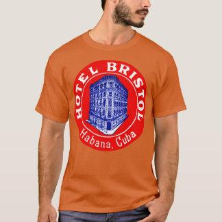 Camiseta Hotel Bristol Havana Cuba 1935
