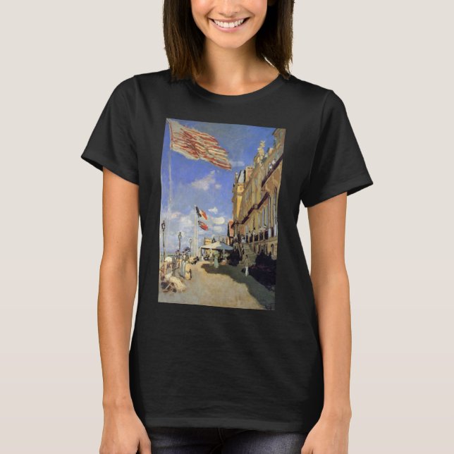 Camiseta Hotel des Roches Noires, Trouville por Claude Mone (Frente)