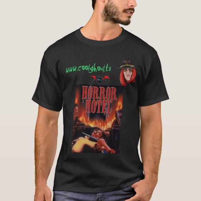 Camiseta Hotel do horror (Frente)