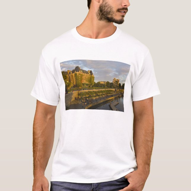 Camiseta Hotel Empress e orla marítima do Inner Harbour, (Frente)