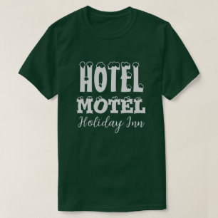 Camiseta Hotel Motel Inn. Gangue de Sugarhill. Rappers