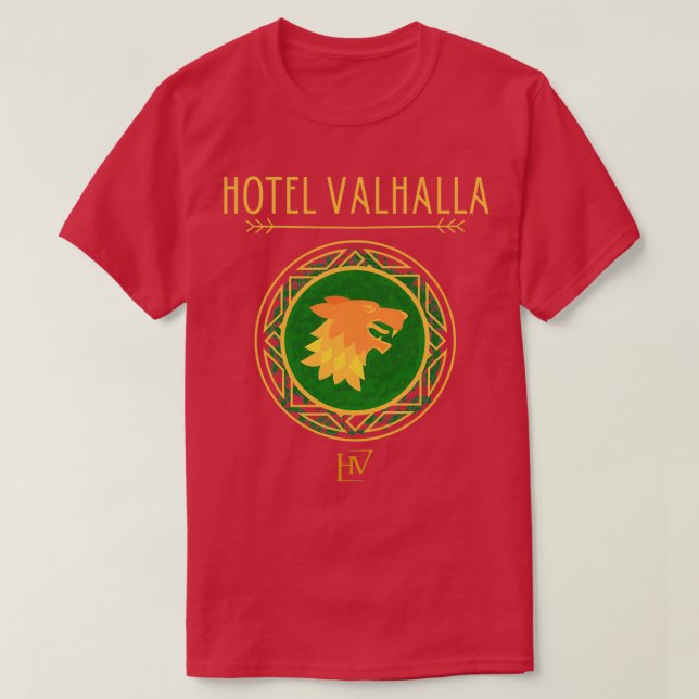 Camiseta Hotel Valhalla Standard (Frente do Design)