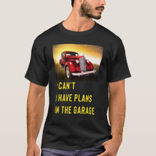 Camiseta Hotelaria Clássica Retroativa Não Posso Ter Planos
