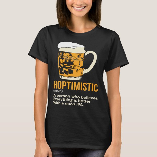 Camiseta Hotimistic Hops Malt Beer October Fest Brew (Frente)