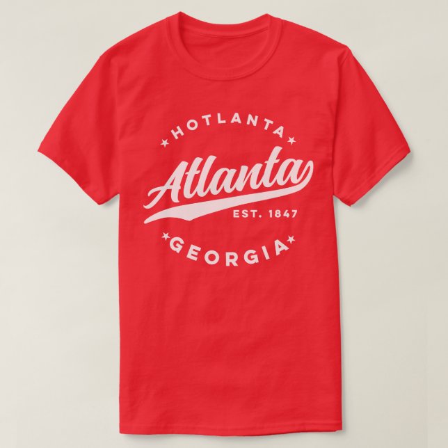 Camiseta Hotlanta Atlanta Georgia Cidade dos EUA (Frente do Design)