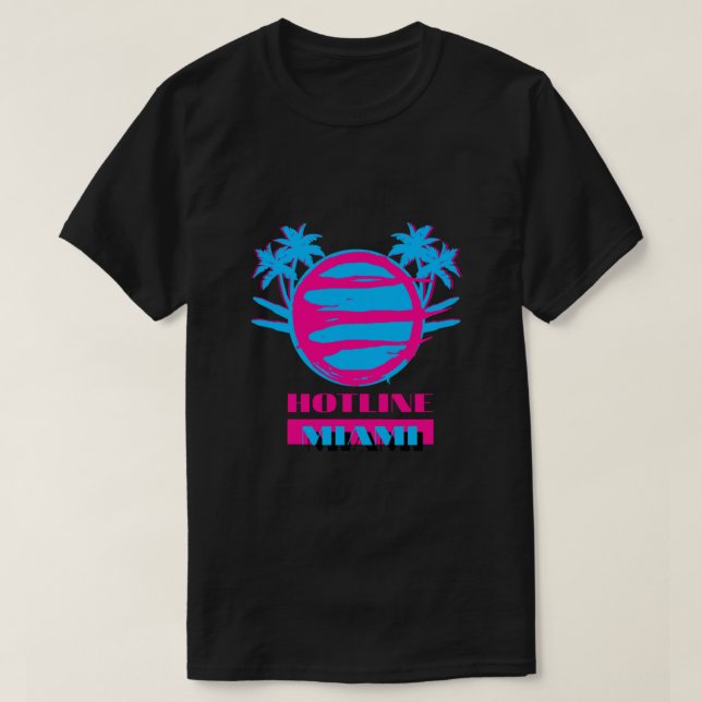 Camiseta Hotline Miami Vice Essential (Frente do Design)