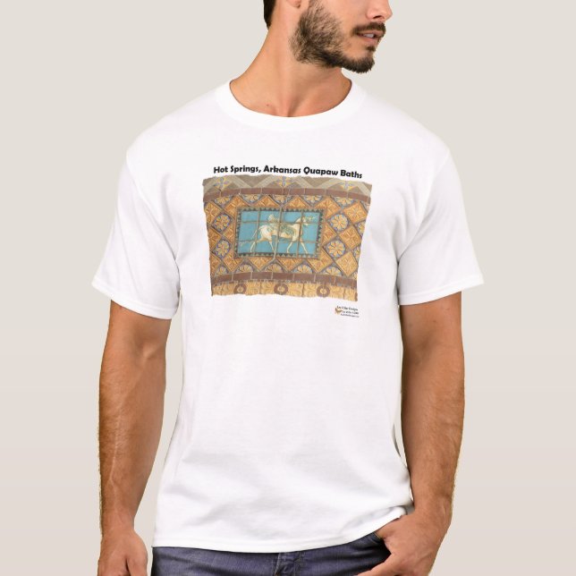 Camiseta HotSprings, Roupa de presentes de Azulejos de Dome (Frente)