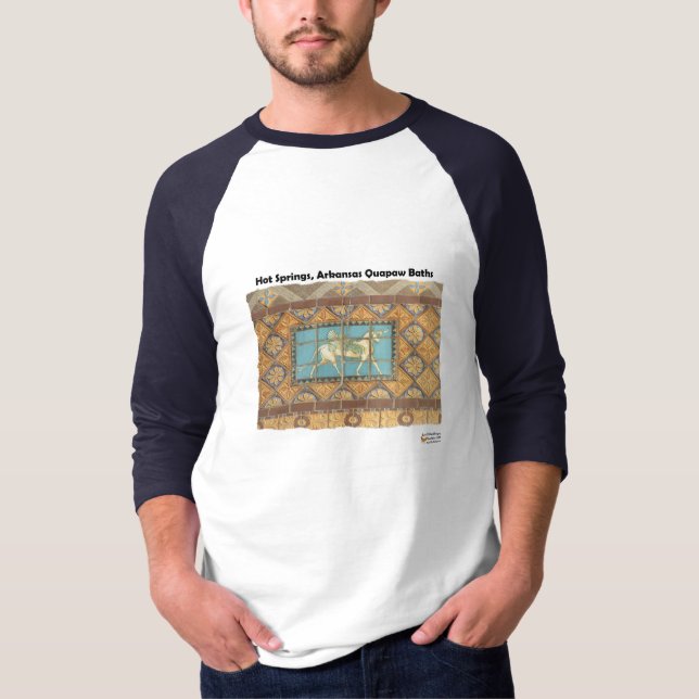 Camiseta HotSprings, Roupa de presentes de Azulejos de Dome (Frente)